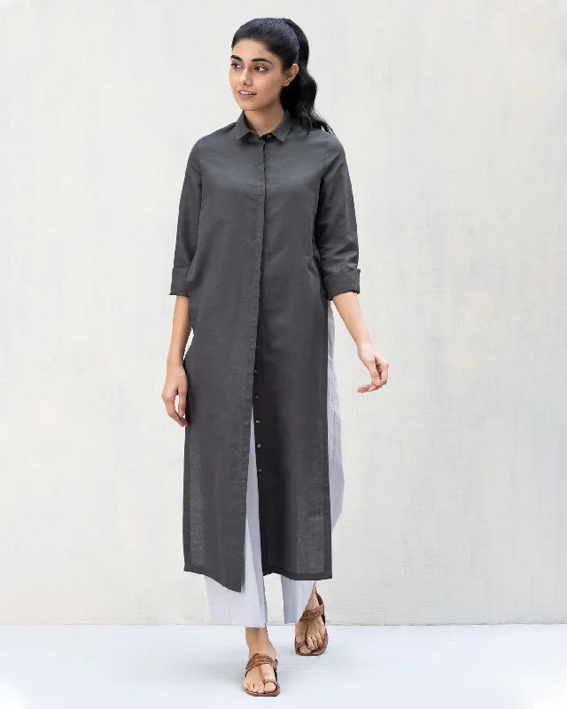 Many Moons Kurta - Charcoal Tough Men's Military