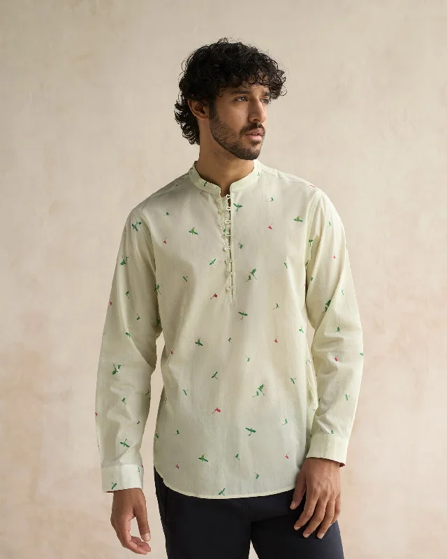 Luna Shirt - Beige Masculine Men's 