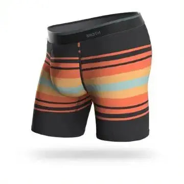 BN3TH | Classic Boxer Brief | Sunday Stripe Black Athletic Men's Compression