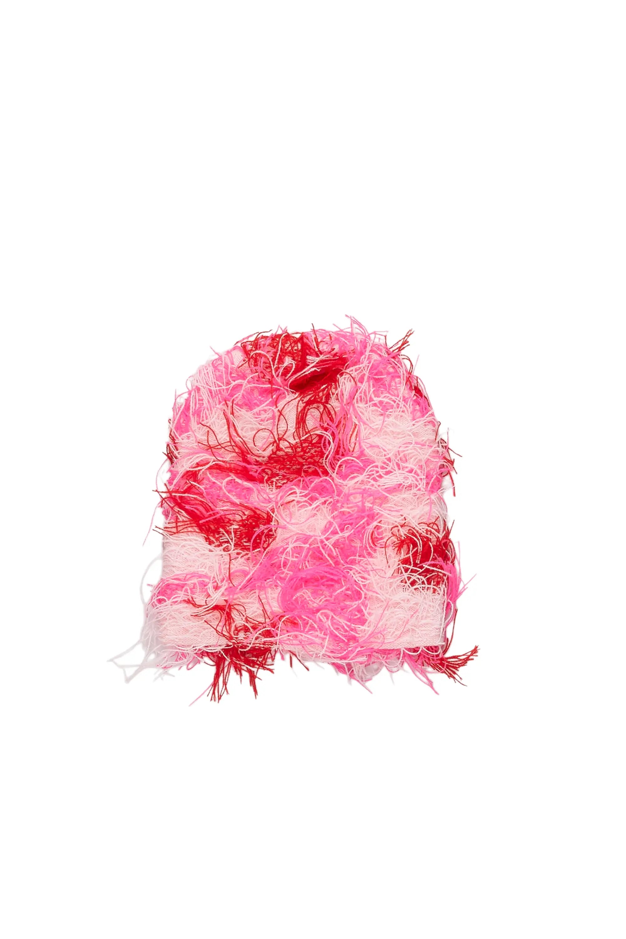 Boys Oris Pink Fuzzy Beanie Beach