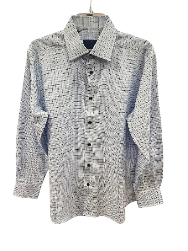 TRIM FIT 4/5 SHIRT - BLUE/NAVY Earthy Men's Hemp