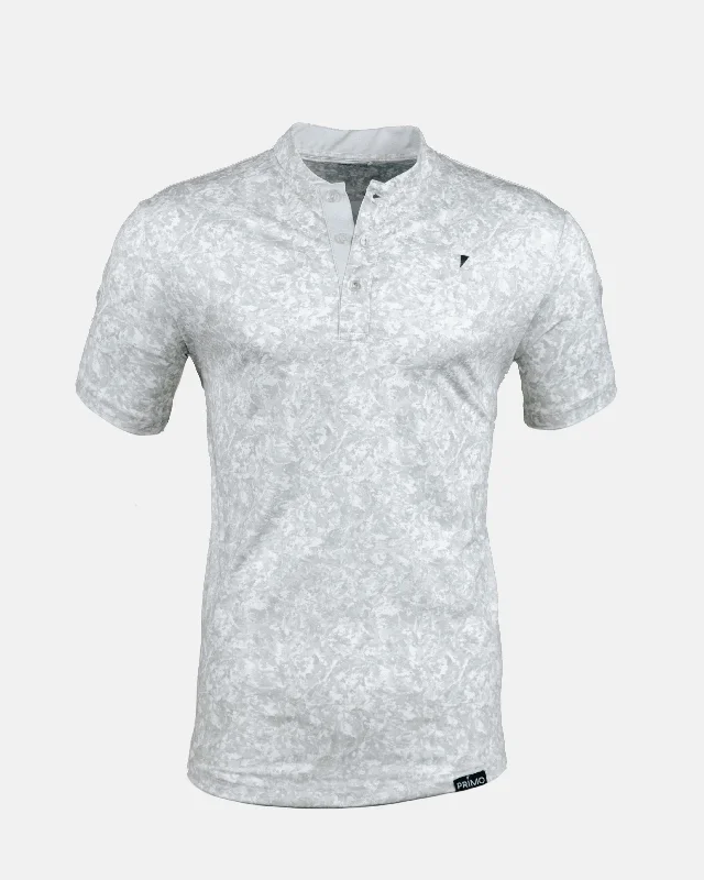 Snow Camo Blade Polo Unique Men's Patch