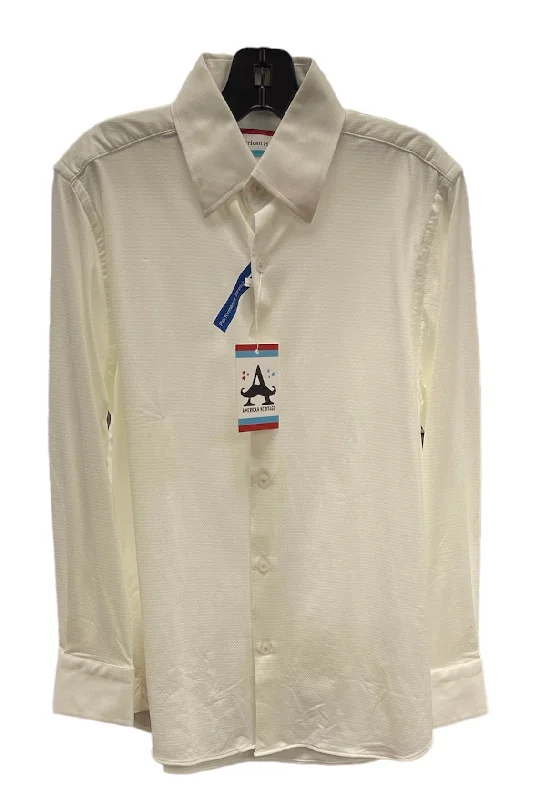 BOYS PERFORMANCE SHIRT - WHITE Relaxed Men's Beach