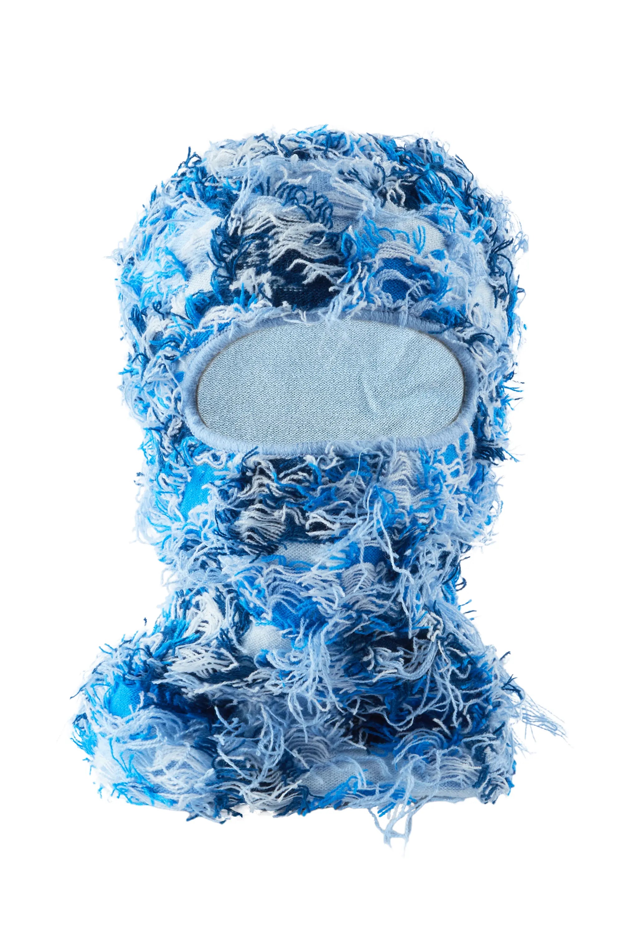 Boys Otto Blue Fuzzy Ski Mask Gym