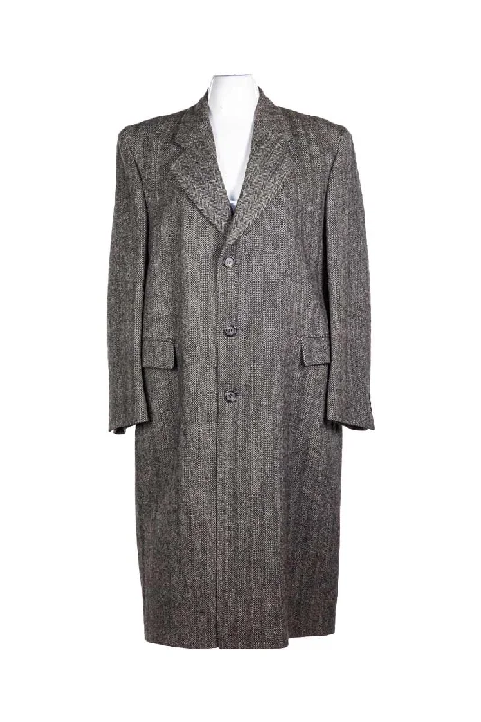 Reine Schurwolle Coat Sleek Men's Contemporary 