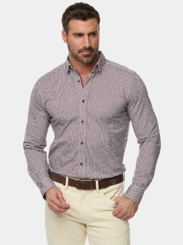 OSMOND TRIM PERFORMANCE SHIRT - MULTI Refined Men's Velvet