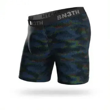 BN3TH | Pro Boxer Brief | Hex Camo Navy Cool Men's Distressed