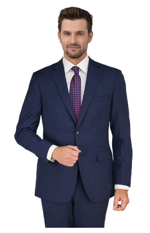 MANTONI STRETCH SUIT TRIM - NAVY Streetwear Style