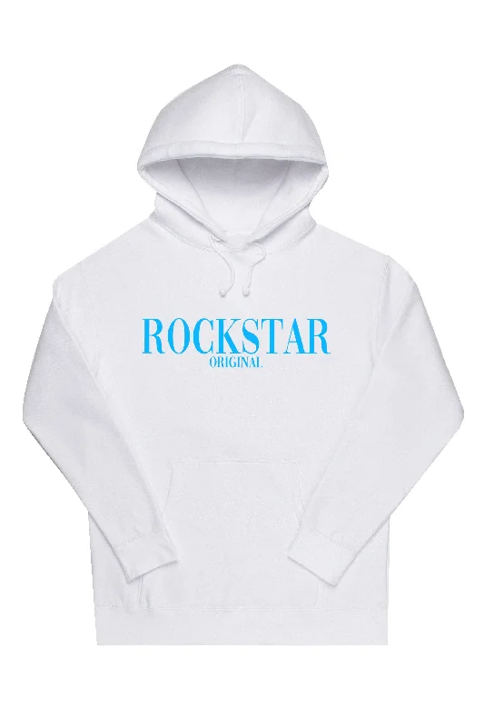 Octavio Graphic Hoodie-White/Blue Modern Men's 