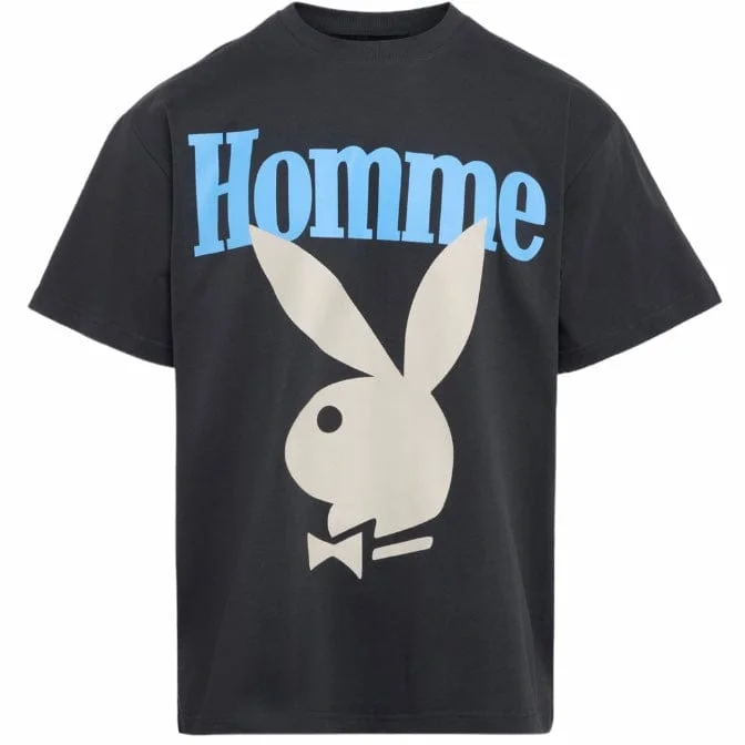 Homme Femme Twisted Bunny Tee (Black/Blue) HFPB202420-6