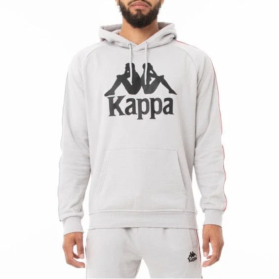 Kappa 222 Banda Hurtado 3 Hoodie (Grey/Blue/Red)