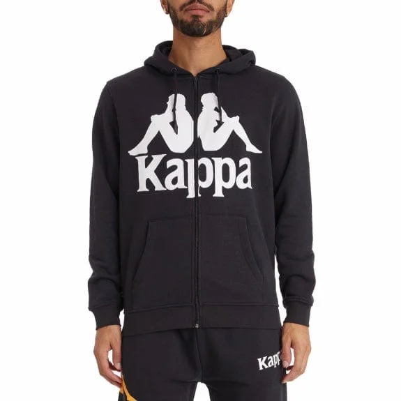 Kappa Authentic Awert Hoodie (Black Smoke) 321C4XW