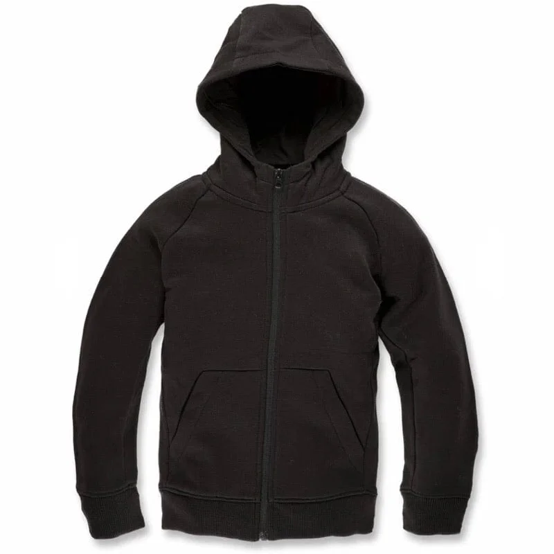 Kids Jordan Uptown Zip Up Hoodie (Black) 8521HB