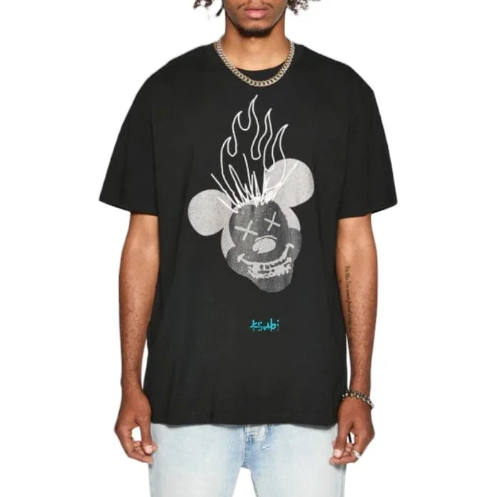 Ksubi Burn Biggie SS Tee (Jet Black) MFA24TE008