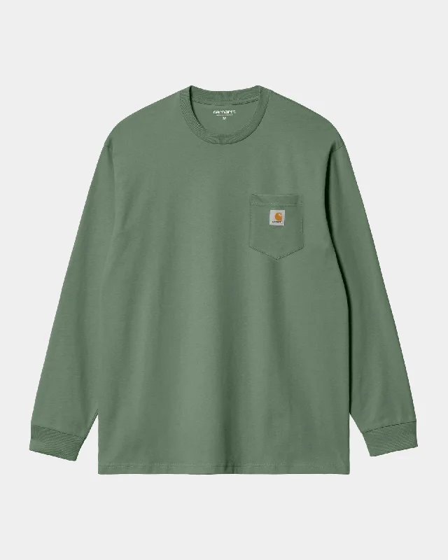 Long Sleeve Pocket T-Shirt | Duck Green