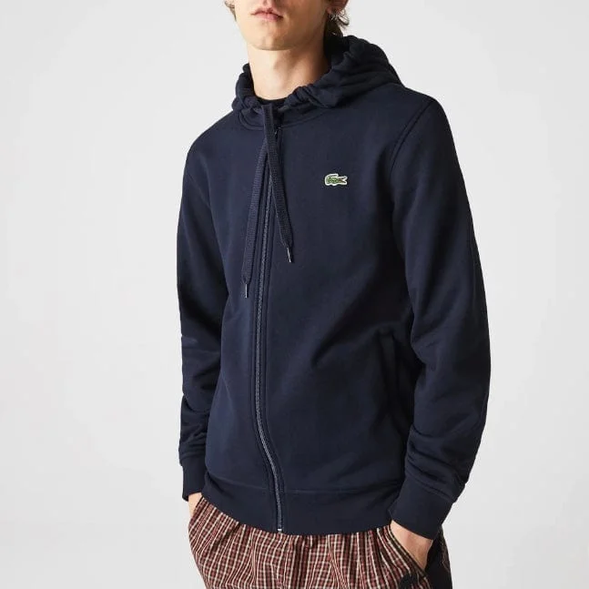 Lacoste Full Zip Hoodie (Navy) - SH1551