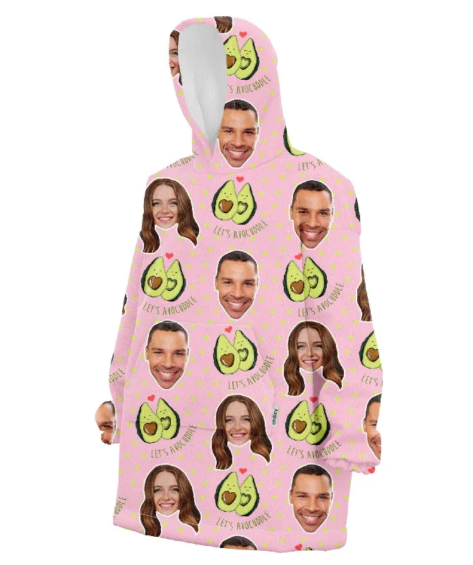 Lets Avocuddle Custom Hoodie Blanket