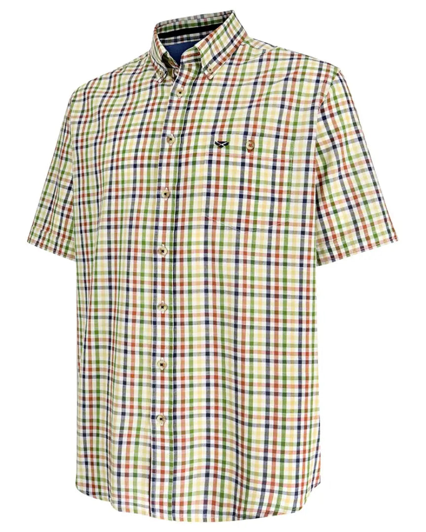 Hoggs Of Fife Aberdour Short Sleeve Checked Shirt