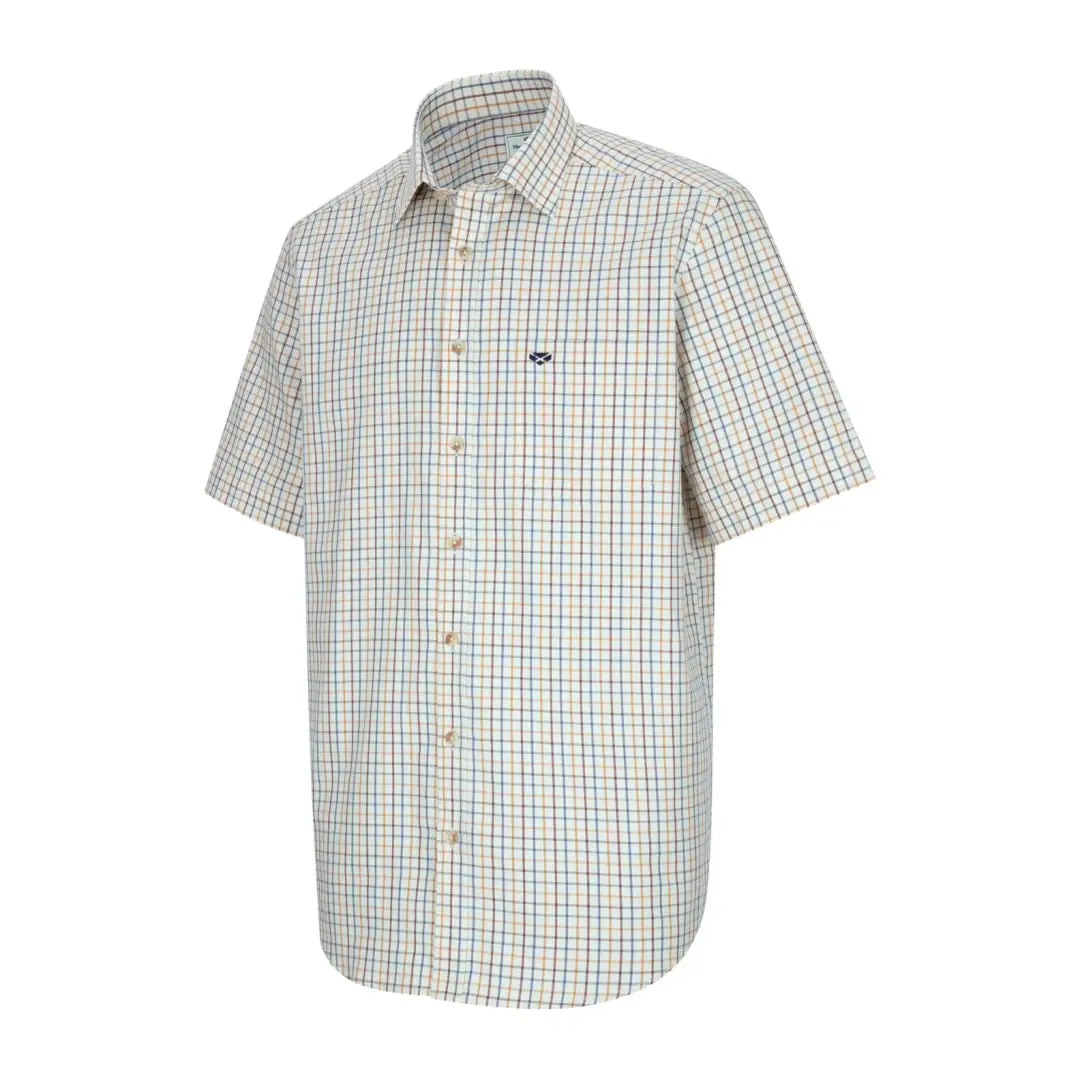 Hoggs Of Fife Kessock Tattersall Short Sleeve Shirt