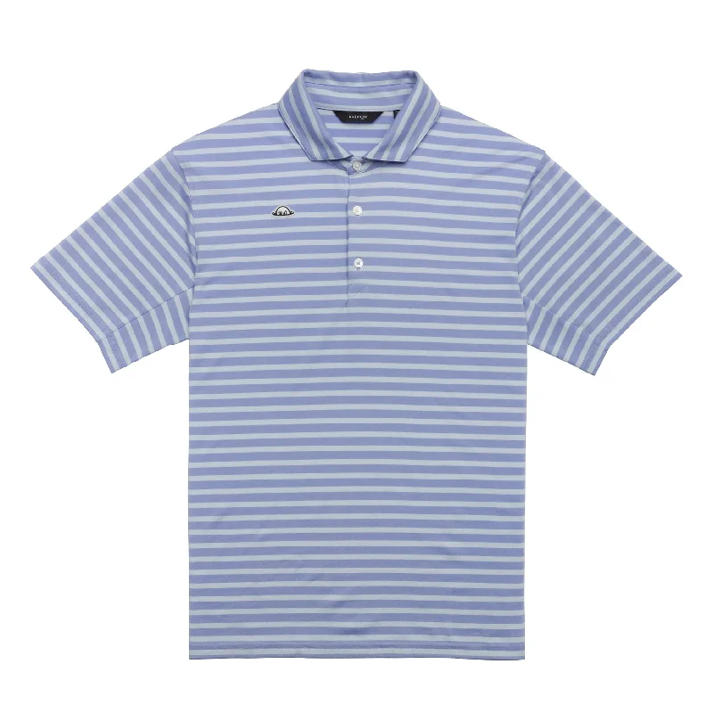 Hudson Recycled Polo Coastal/Cloudy Blue Stripe