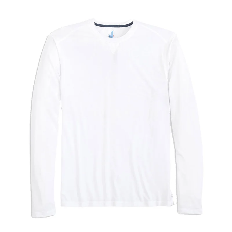 Johnnie-O Course Prep-Formance Long Sleeve T-Shirt - White*