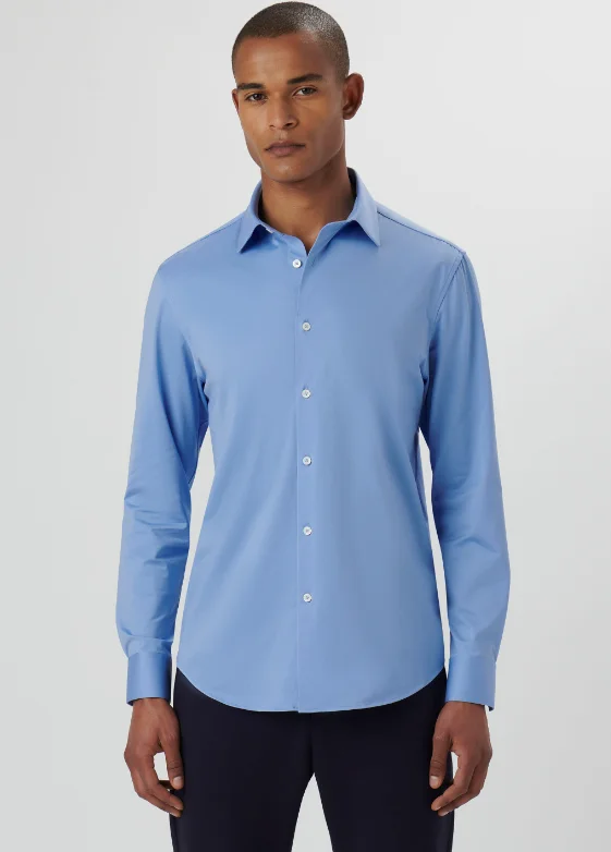 OOOHCotton James Long Sleeve Shirt Sky