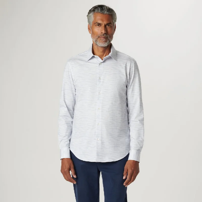 OOOHCotton James Shirt White Melange