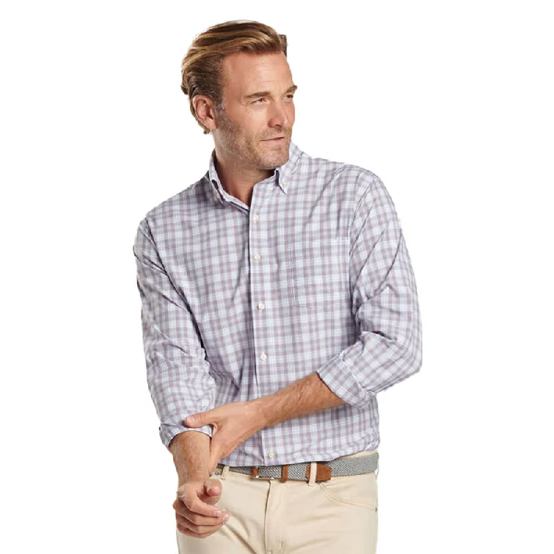 Peter Millar Watson Performance Poplin Sport Shirt - Galaxy