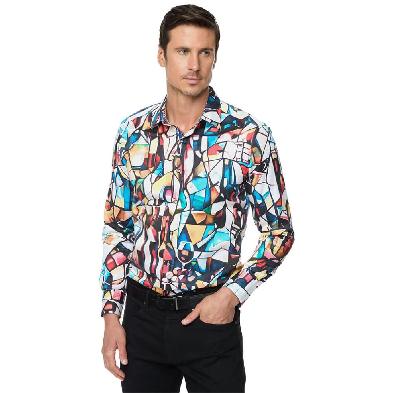 Robert Graham Mosaic Mixer Classic Fit Sport Shirt - Multi