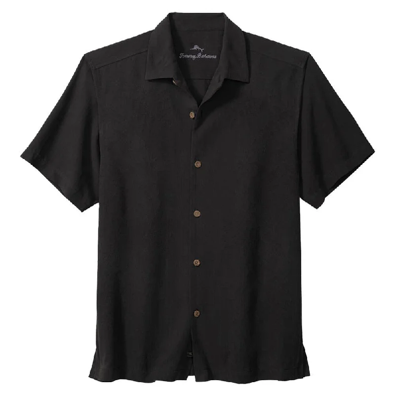 Tommy Bahama Bali Border Camp Shirt - Black*