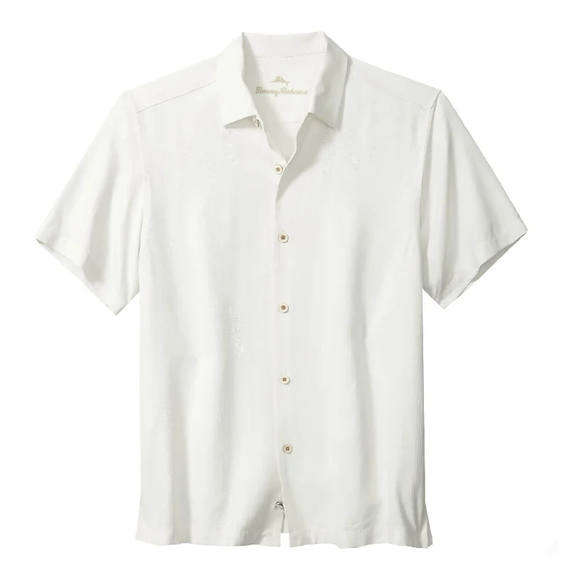 Tommy Bahama Big & Tall Bali Border Camp Shirt - Continental