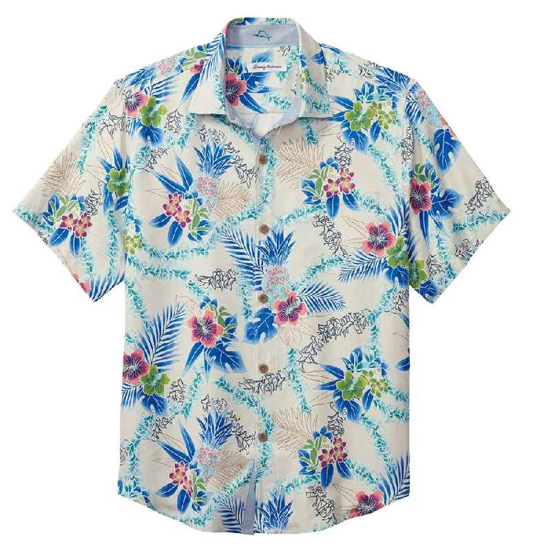 Tommy Bahama Lei In Paradise Camp Shirt - Abalone