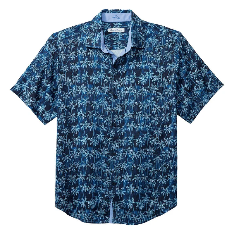 Tommy Bahama Paradise Palms Camp Shirt - Island Navy