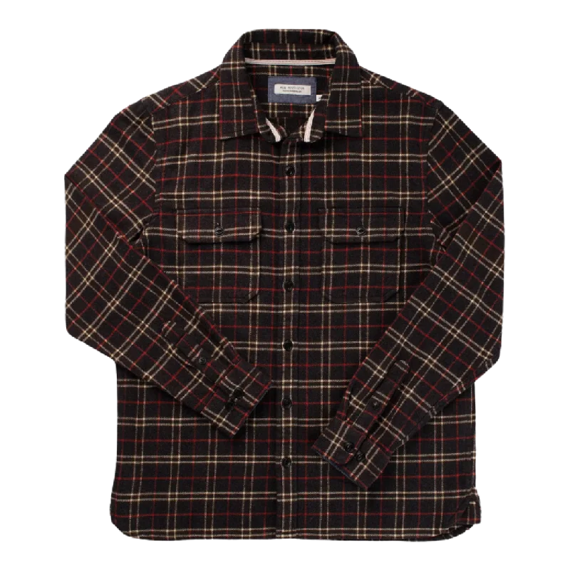 Winter Flannel Utility Shirt - Fall Nights