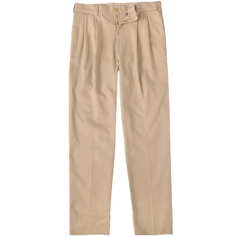 M2P Pleated Classic Fit Vintage Twills in Khaki (Size 40 x 28 1/2) by Bills Khakis