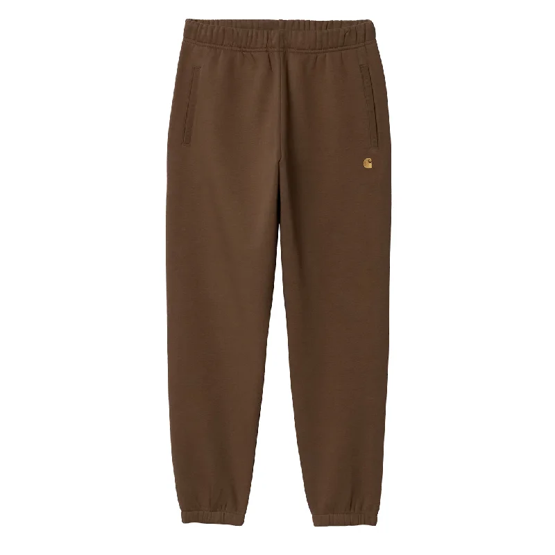 Carhartt WIP Chase Sweat Pant Tamarind / Gold