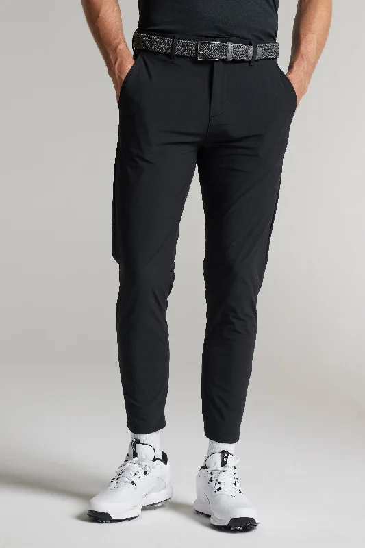 Cropped Dynamic Stretch Golf Trousers - Putter Black