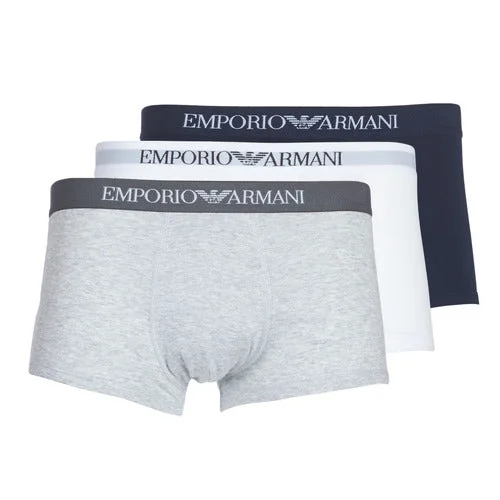 Emporio Armani Three-pack Of Pure Cotton Boxers