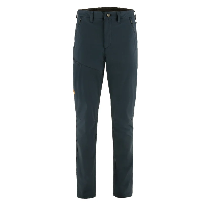 Fjallraven Abisko Trail Stretch Trousers Long Dark Navy