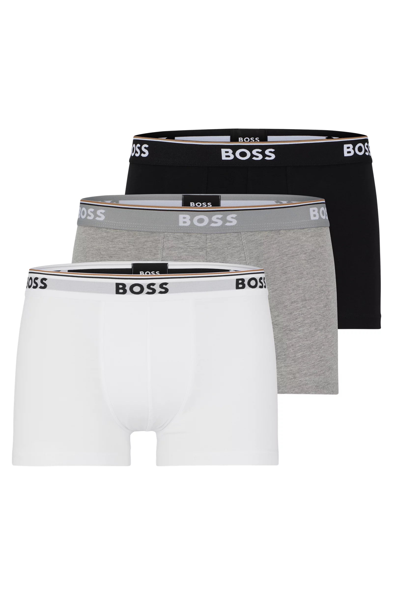 Hugo Boss Trunk 3Pack Power-Assorted-Black/Grey/White