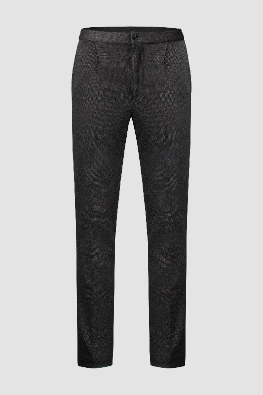 Incotex Dark Grey Knitted Trousers