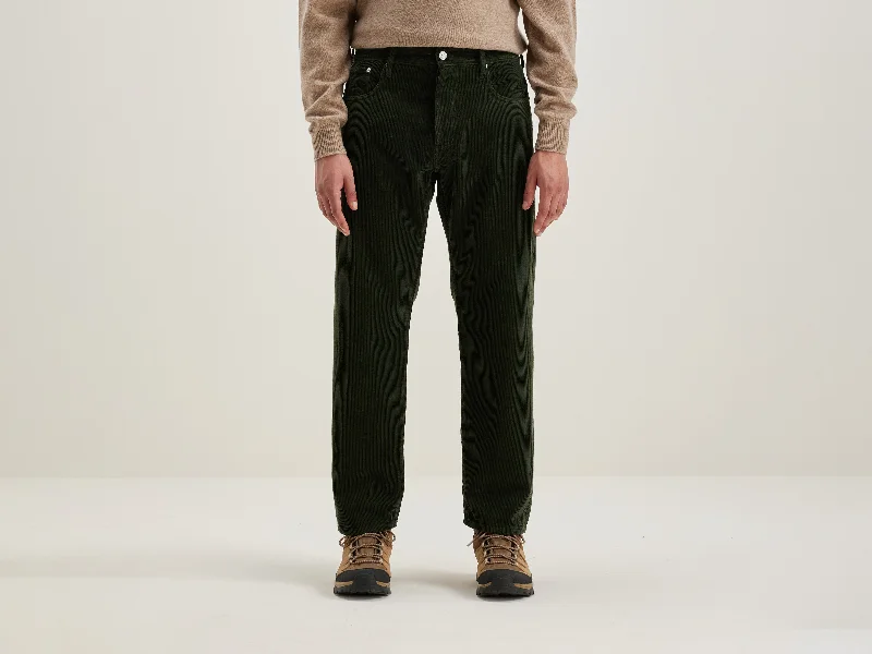 Percy dad-style trousers (242 / M / DARK OLIVE)