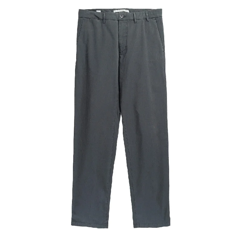 Norse Projects Aros Long Light Stretch Trousers Slate Grey