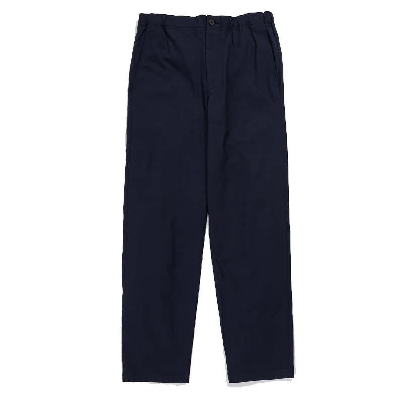 Norse Projects Ezra Relaxed Solotex Twill Trouser Dark Navy