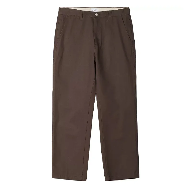 Obey Hardwork Carpenter Pant Dark Brown