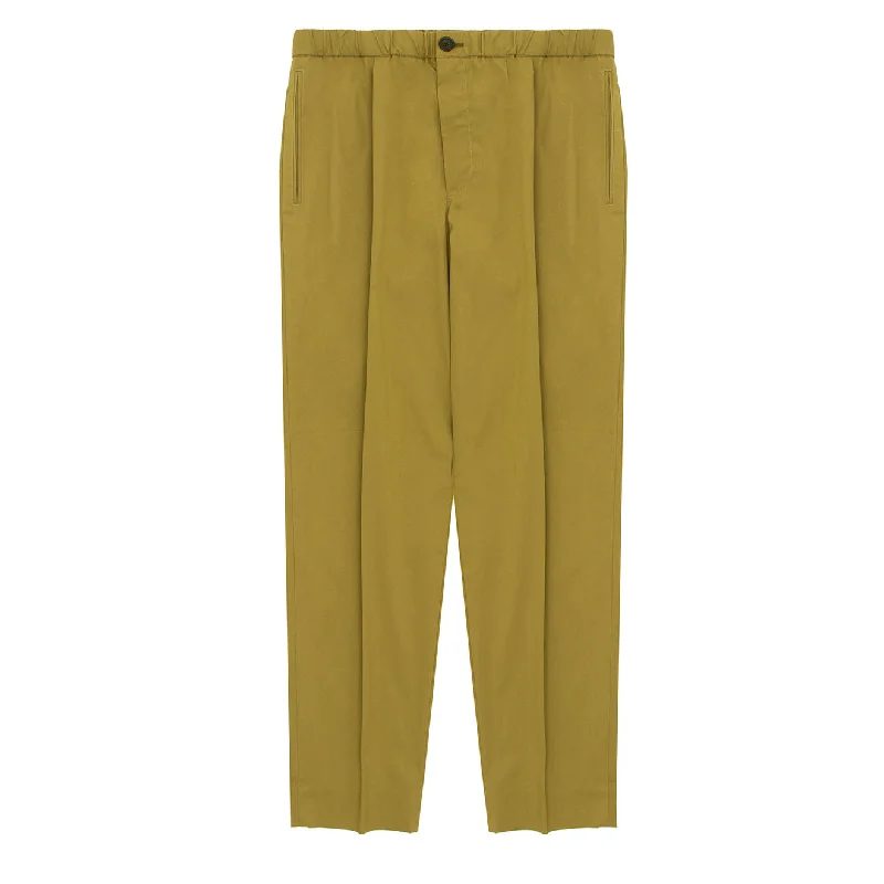 Paul Smith Pleated Elasticated Waist Trouser Military Green