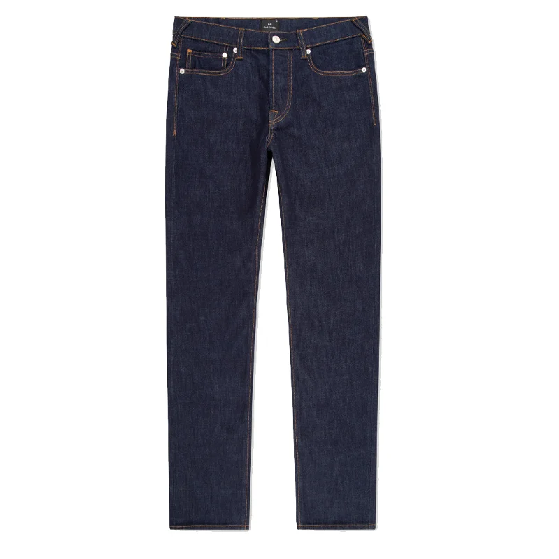 Paul Smith Standard-Fit Crosshatch Stretch Jeans Indigo-Rinse