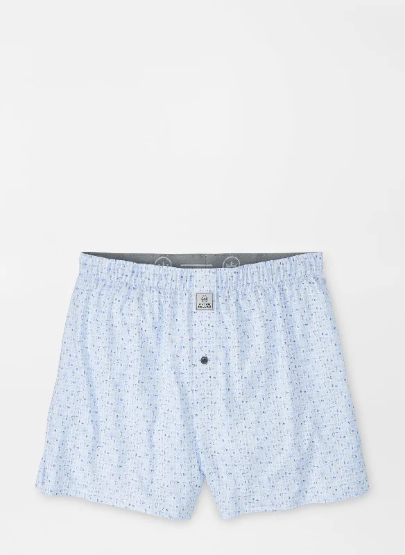 Peter Millar Little Friday Performance Boxer Short (White)