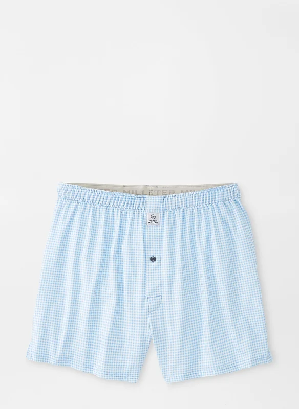 Peter Millar Nebraska Gingham Check Boxer (3 Colors)