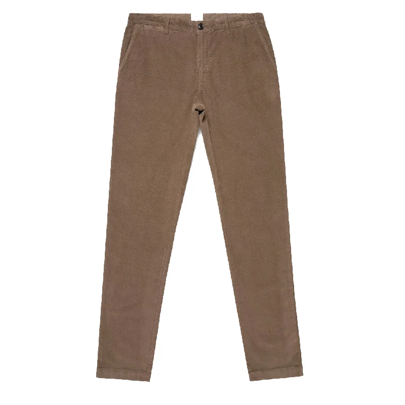 Sunspel Corduroy Slim Fit Trouser Dark Stone